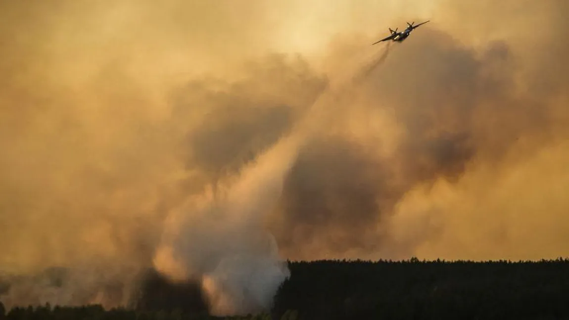 INCENDIU LA CERNOBÎL. Anunţ OFICIAL al autorităţilor din România. Ce se întâmplă cu fumul RADIOACTIV