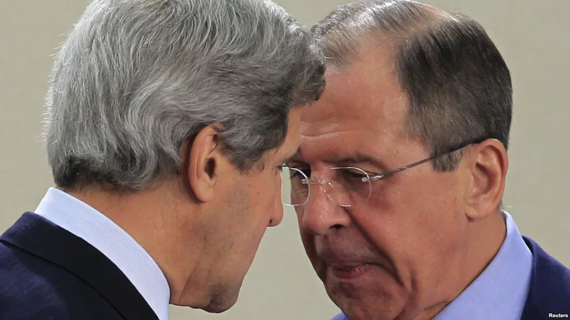 Schimb dur de replici între John Kerry şi Serghei Lavrov. Subiectul care a încins spiritele a fost Ucraina