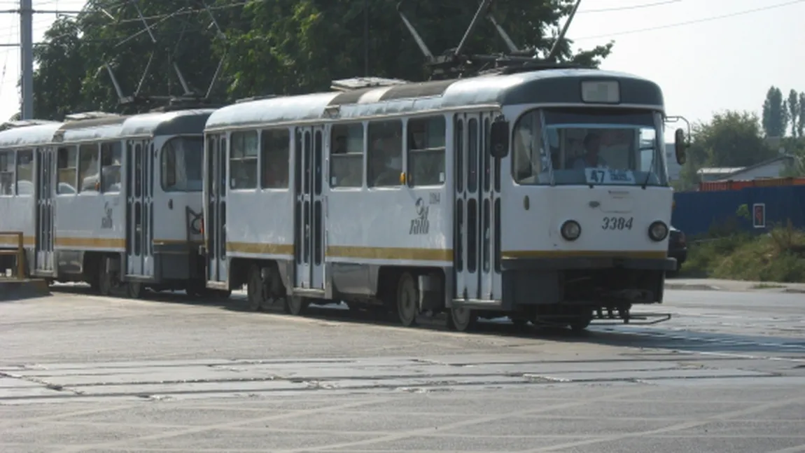 Circulaţia tramvaielor, ÎNTRERUPTĂ miercuri pe Bulevardul Dinicu Golescu