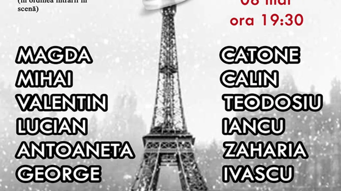 Teatrul de pe Lipscani prezintă pe 8 mai premiera 