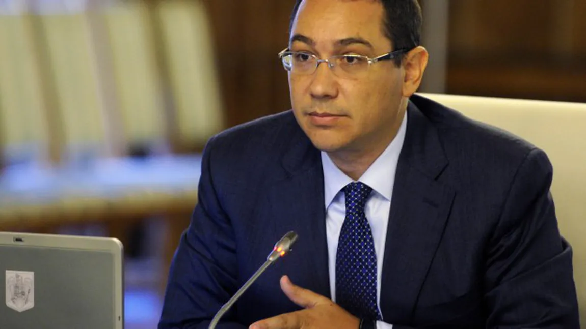 Victor Ponta: Guvernul va adopta un proiect de act normativ privind bunurile confiscate