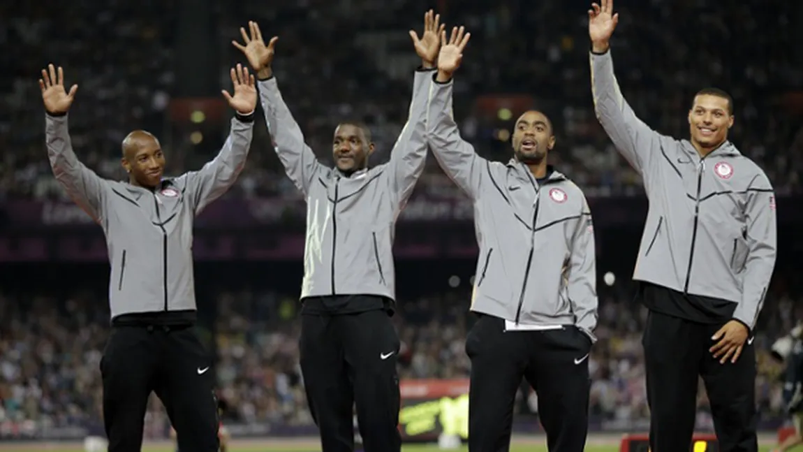 SUA au pierdut medalia de argint în proba masculină de ştafetă 4x100m cucerită la JO 2012