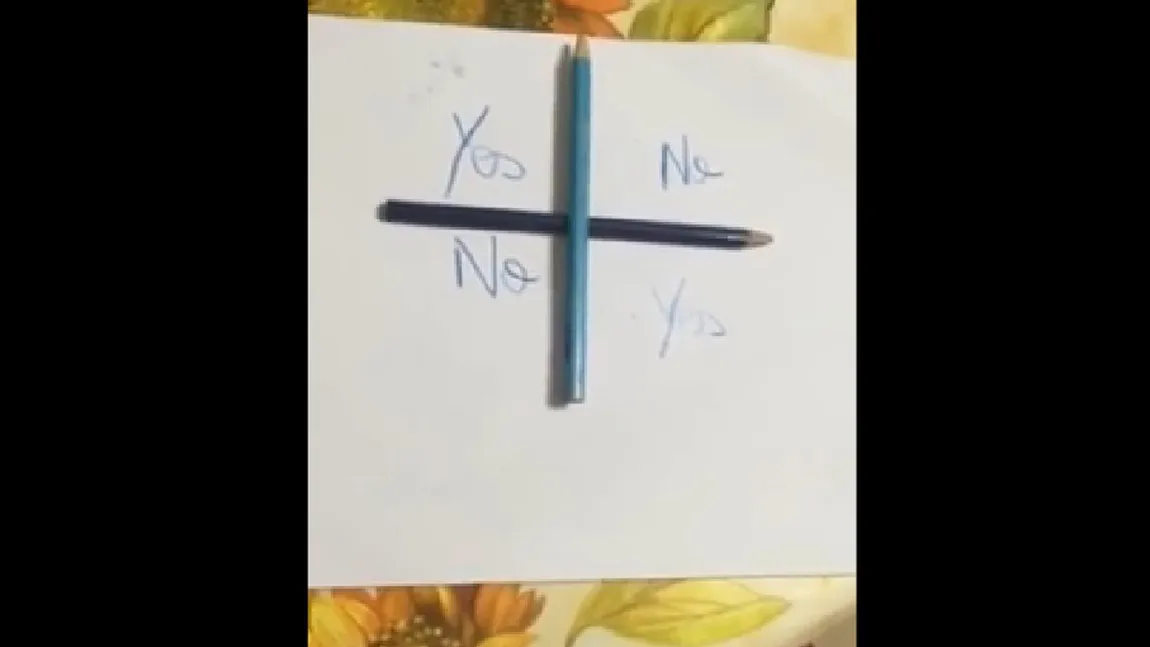 Charlie Charlie Challenge sau PROVOCAREA DEMONULUI a ajuns şi în România: Bă, eşti PROST? VIDEO ŞOCANT