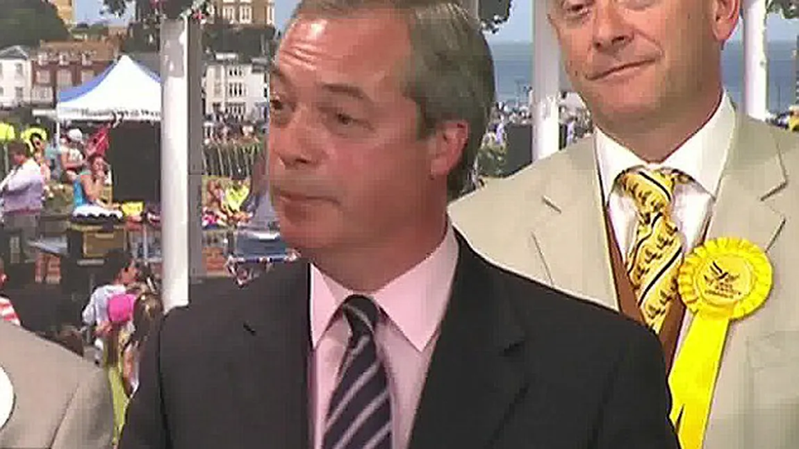 REZULTATE ALEGERI MAREA BRITANIE: Liderul UKIP, Nigel Farage, nu reuşeşte să intre în Parlament