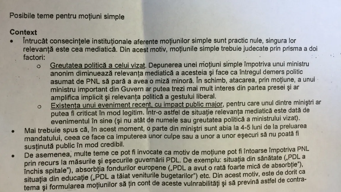 Moţiunea de cenzură PNL a fost depusă: Guvernul şi-a bătut joc de ceea ce este mai sfânt într-o democraţie