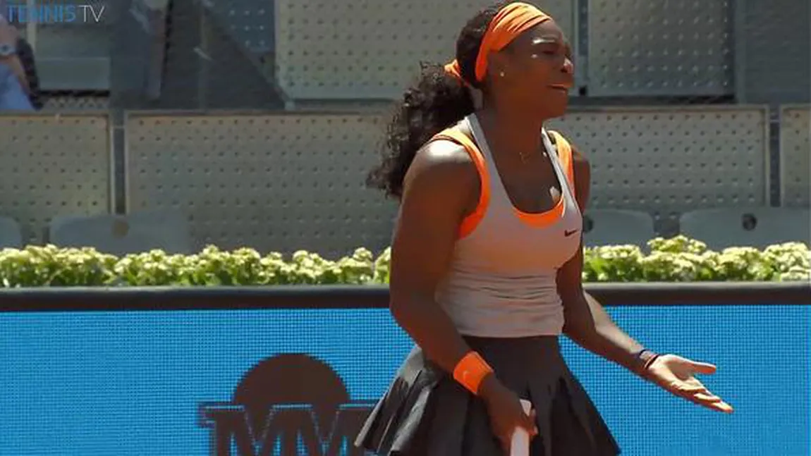 O nouă bombă la Madrid. Serena Williams a suferit prima înfrângere din acest an