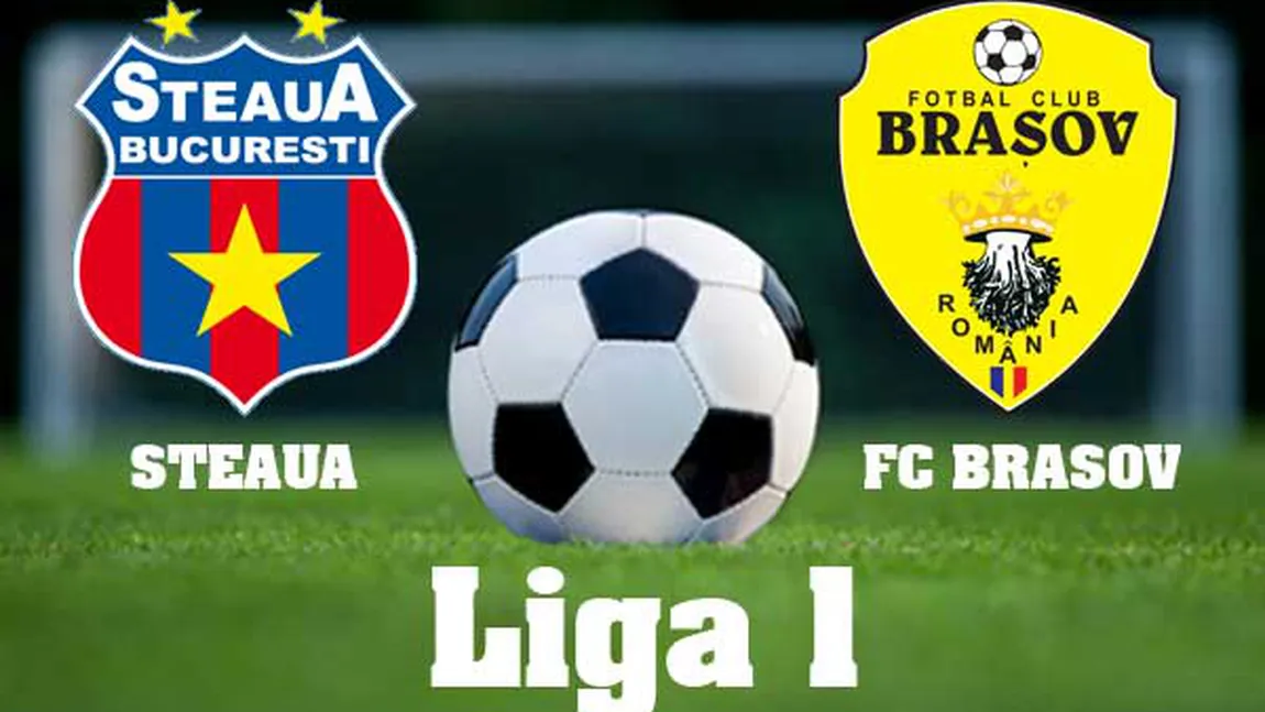 FC BRASOV - STEAUA 2-3. Rusescu salvează campioana, Steaua rămâne în cursa pentru titlu
