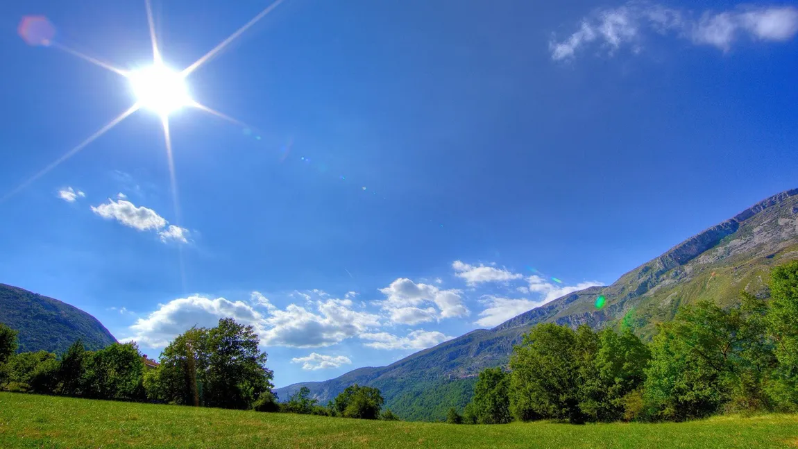 PROGNOZA METEO. Weekendul vine cu vreme frumoasă de început de vară