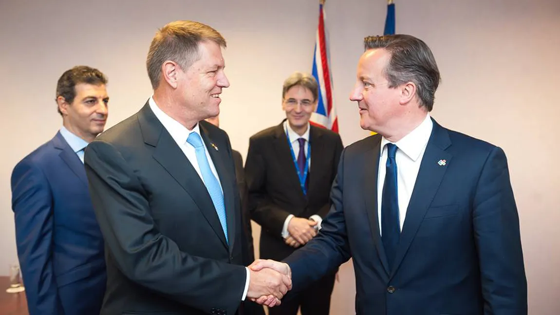 Cameron l-a informat pe Iohannis despre LIMITAREA accesului la beneficiul social