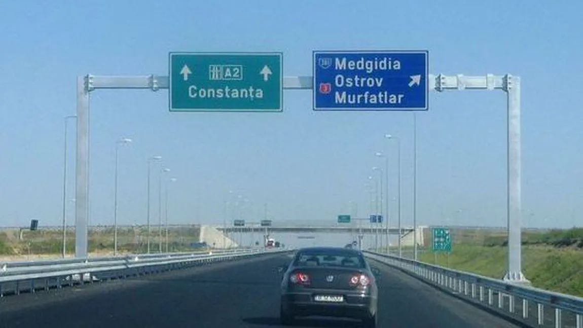 Trafic îngreunat pe autostrada Bucureşti-Constanţa din cauza unor lucrări
