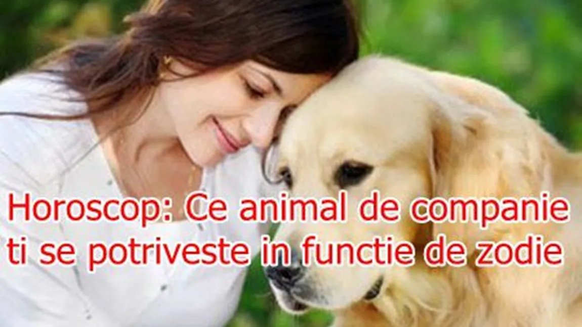 Horoscop: Ce animal de companie ţi se potriveşte în funcţie de zodie