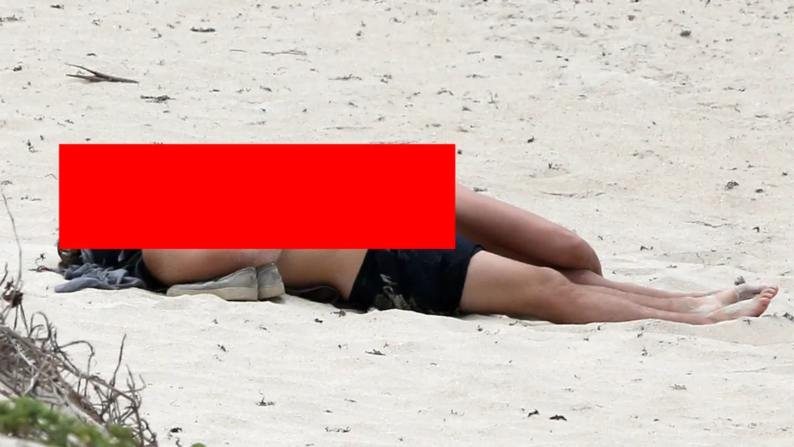Fotomodel INTERNAŢIONAL, surprins de paparazzi în ipostaze intime pe plajă, alături de iubit FOTO