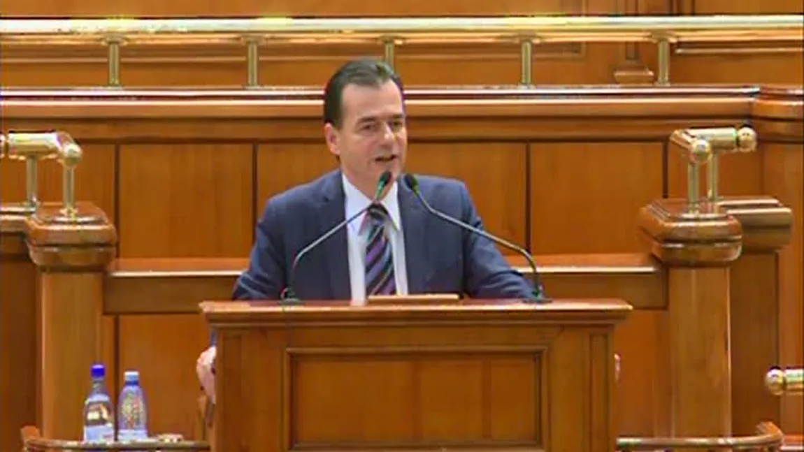 Contre în Parlament între Ludovic Orban şi Victor Ponta: 