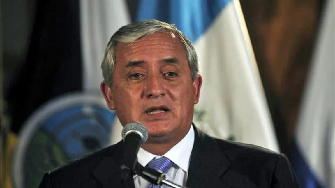 Preşedintele Guatemalei riscă să rămână fără imunitate. Este suspectat de fraudă şi corupţie