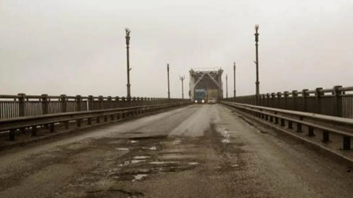 Lucrări de reabilitare a Podului Giurgiu-Ruse. Restricţii de circulaţie pe DN5