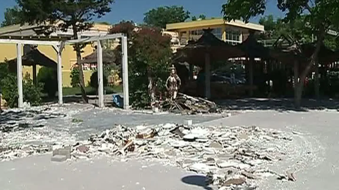 Terasa din Mamaia a consulului onorific al Libanului în România, dărâmată