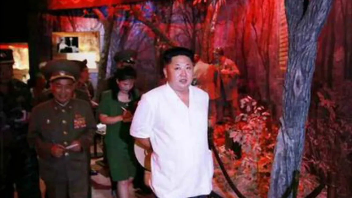 Kim Jong-Un a vizitat un muzeu ANTIAMERICAN