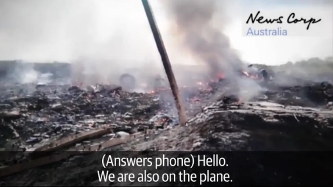 Un an de la prăbuşirea avionului malaysian în Ucraina: IMAGINI NOI de la locul tragediei