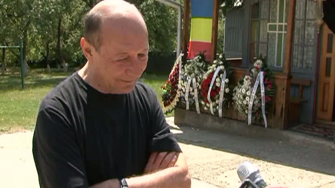 Doliu în familia lui Traian Băsescu. Fostul preşedinte: Îmi pare rău că nu l-am invitat la Cotroceni VIDEO