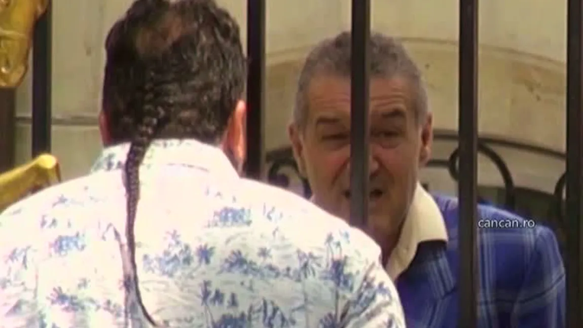 Gigi Becali s-a certat la poarta palatului său cu un controversat om de afaceri VIDEO