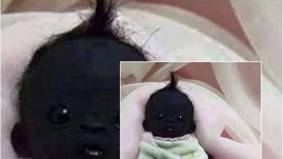 Aşa arată cel mai NEGRU copil din lume. Vezi primele imagini cu bebeluşul. 
