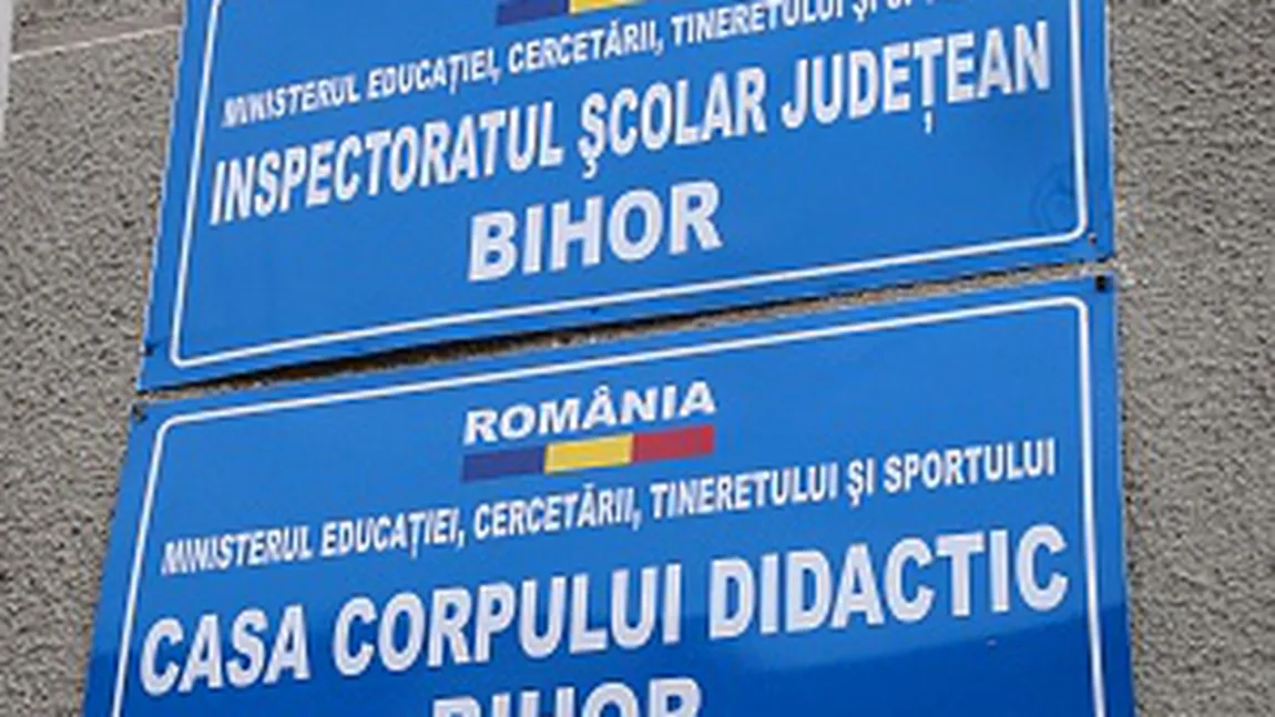 Scandal la Inspectoratul Şcolar Bihor: 