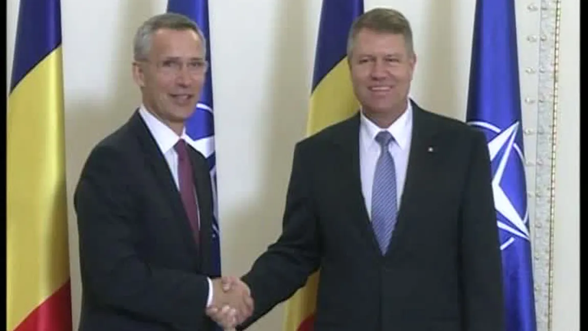 Iohannis, la întâlnirea cu şeful NATO: România îşi propune să fie un furnizor de securitate