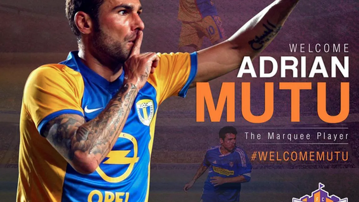 Adrian Mutu s-a transferat în străinătate. Mutarea bombă a verii a fost anunţată oficial