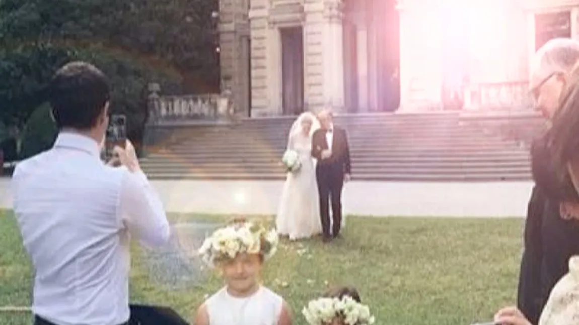 Afaceristul Florin Pogonaru şi-a măritat fiica. Nunta a avut loc într-un castel din Italia VIDEO