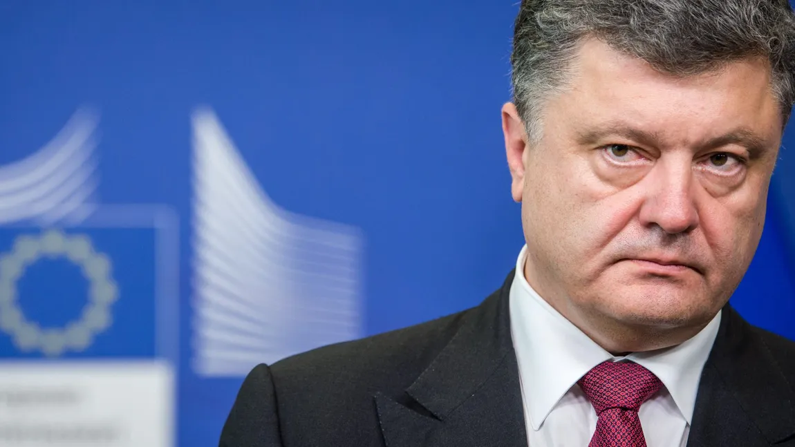 Preşedintele Ucrainei, Petro Poroşenko, cere dezarmarea 