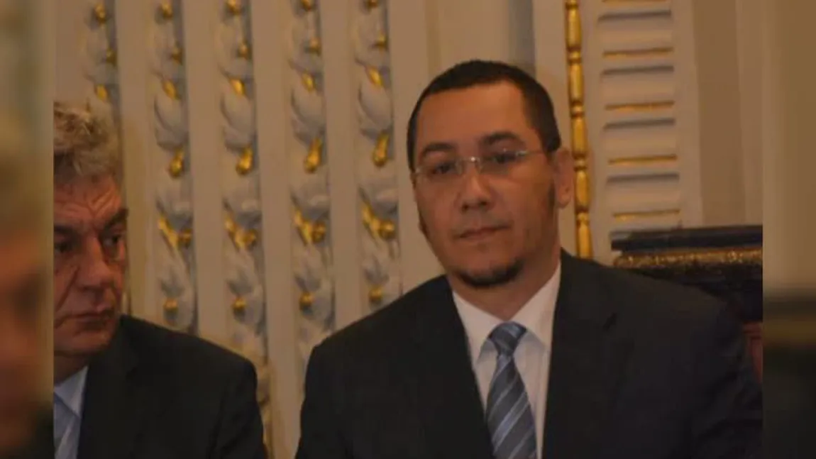 VICTOR PONTA: NU am fost de acord cu ordonanţa pentru demnitari. Miercuri adoptăm alta