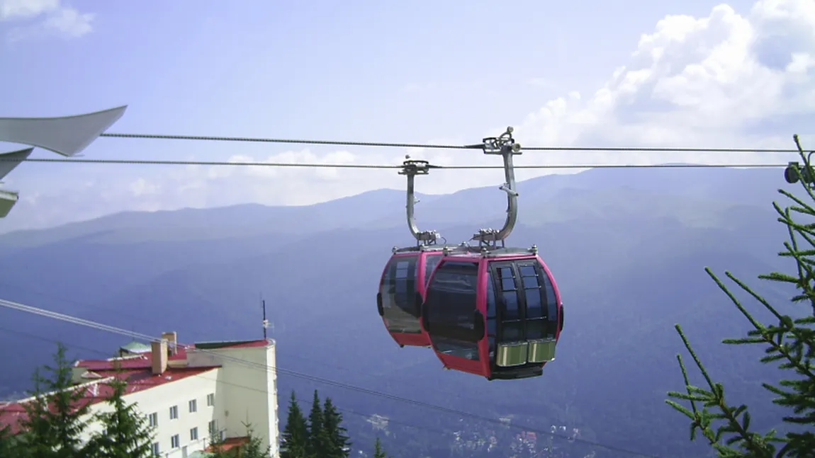 Telegondola dintre Cota 1400 şi Cota 2000 din Sinaia, finalizată în decembrie