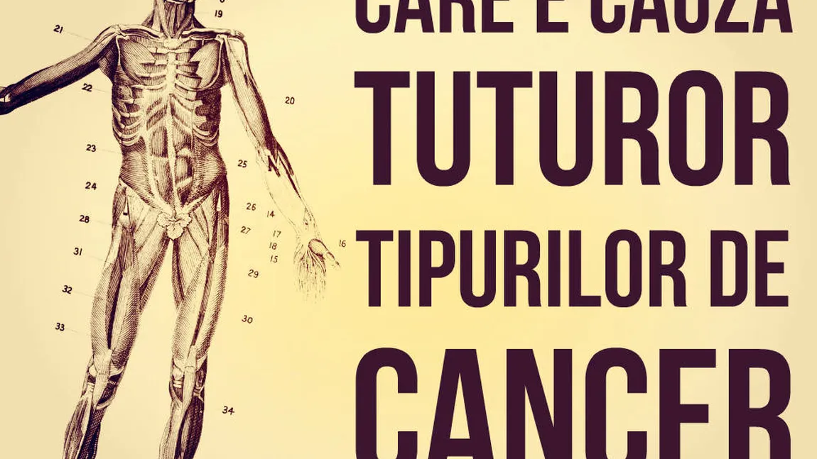 Află care este cauza tuturor tipurilor de cancer