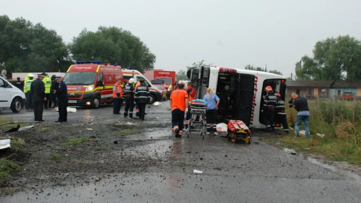 Şoferul turc care a provocat accidentul din Brăila, cercetat în libertate