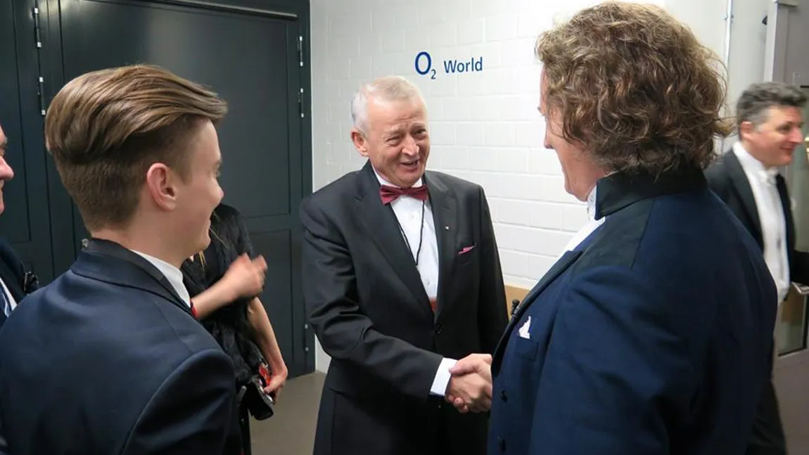 Andre Rieu va fi numit ambasador al Bucureştiului. Ce a declarat Sorin Oprescu VIDEO