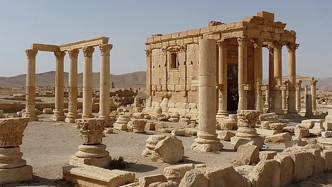 Statul Islamic a publicat fotografii cu distrugerea unui templu în Palmira VIDEO