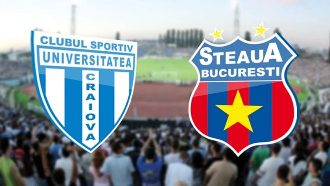 CSU CRAIOVA - STEAUA LIVE VIDEO DIGI SPORT: 1-2