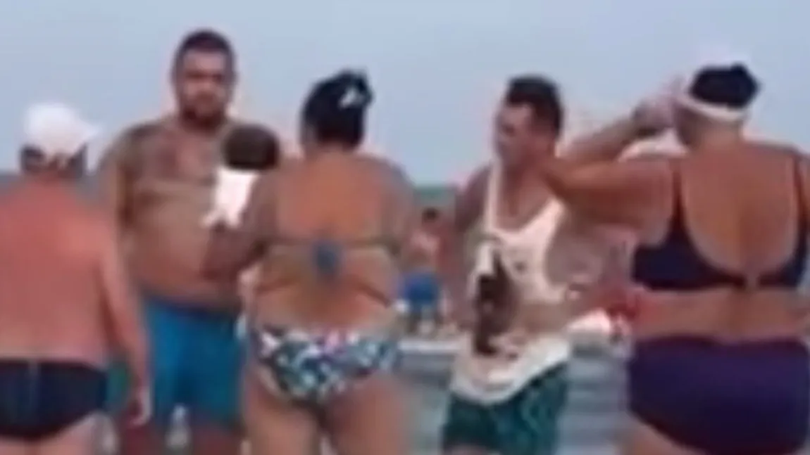 Bărbatul care a bătut şi scuipat o femeie din Mamaia este bătăuş profesionist VIDEO