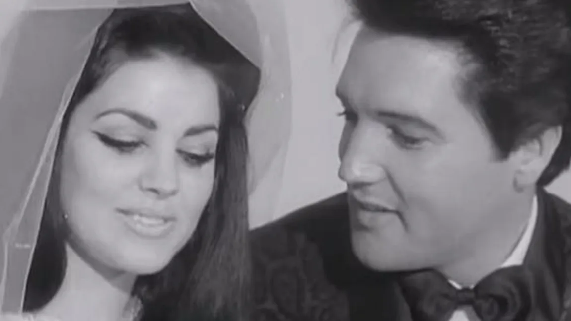 Imagini unice de la nunta lui Elvis Presley cu Priscilla