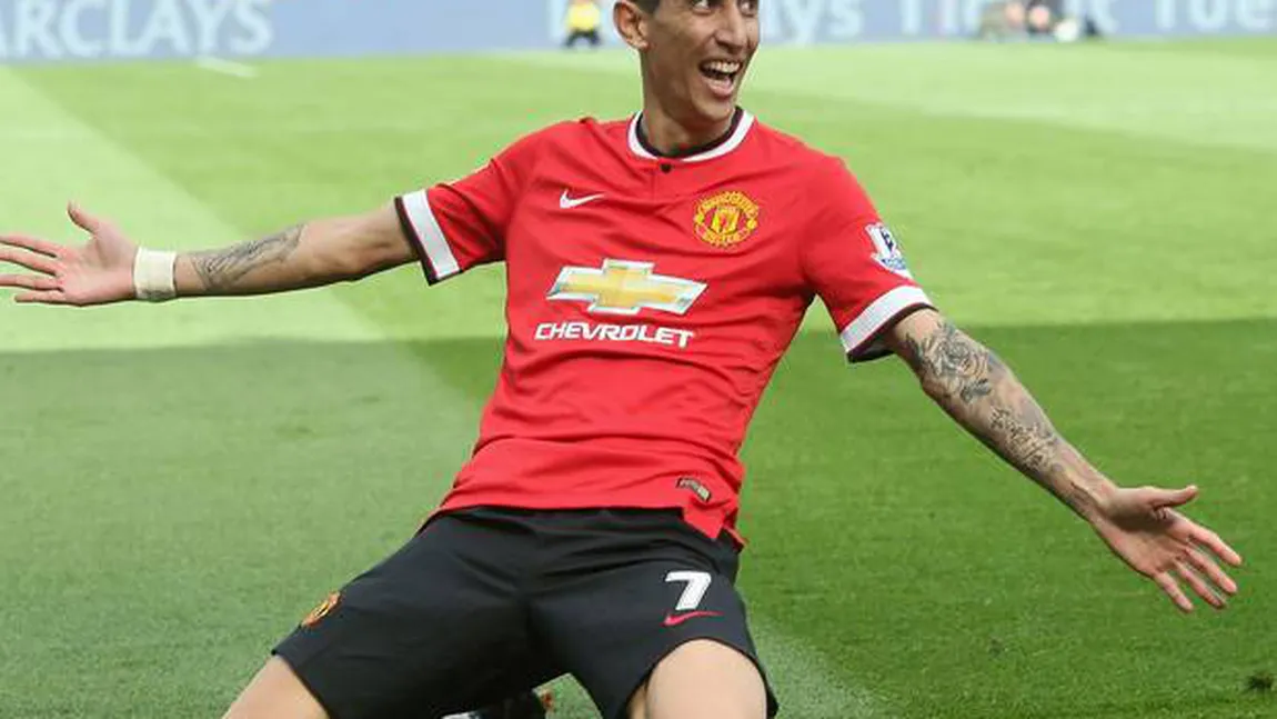 Fotbalistul Angel Di Maria, amendat de Manchester United cu 360.000 de lire sterline