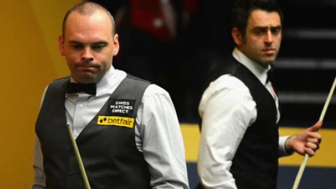 Meciul demonstrativ de snooker Ronnie O'Sullivan - Stuart Bingham, la Circul Globus