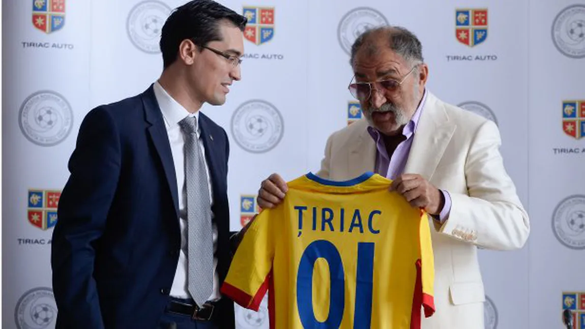 Ion Ţiriac, sponsor al Federaţiei Române de Fotbal