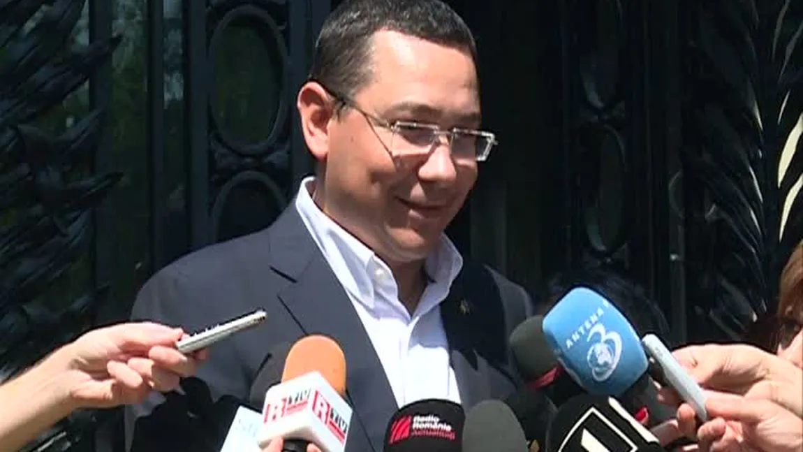 Victor Ponta susţine ideea lui Liviu Dragnea privind consultările cu preşedintele Iohannis VIDEO