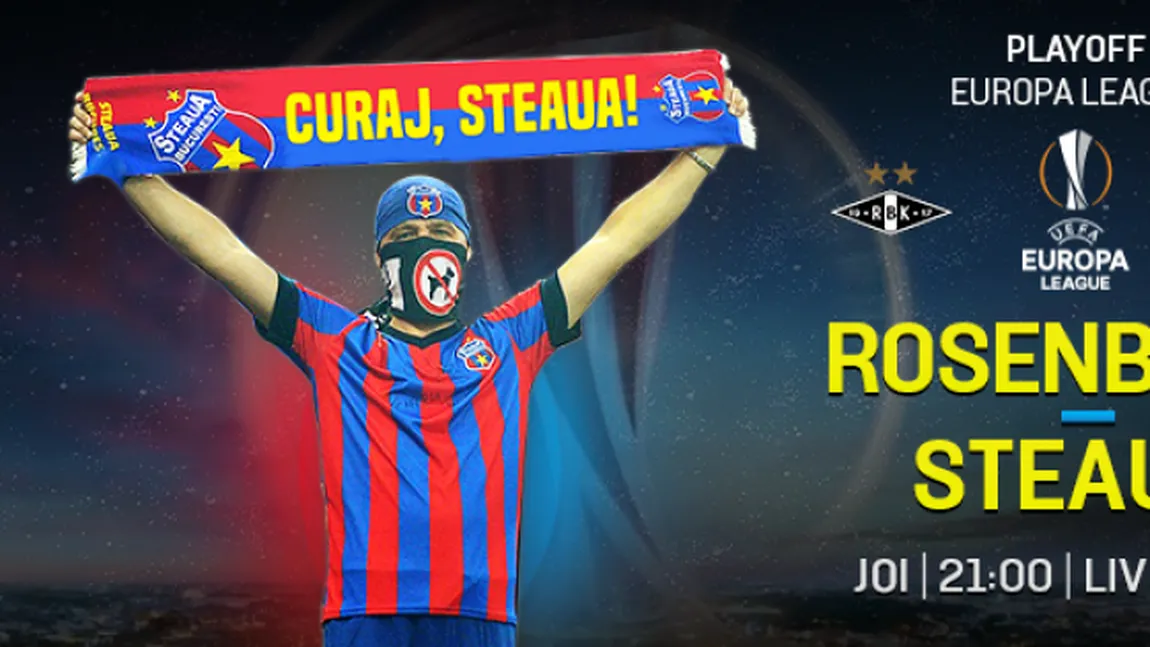 ROSENBORG - STEAUA LIVE VIDEO: Prime uriaşe oferite de Gigi Becali pentru calificare