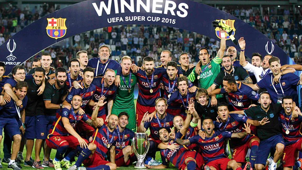 BARCELONA a câştigat Supercupa Europei, după 5-4 cu Sevilla în prelungiri