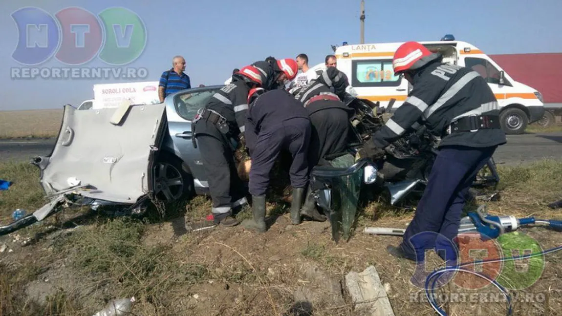 Accident MORTAL în Constanţa: Trei persoane şi-au pierdut viaţa, una a fost grav rănită FOTO VIDEO