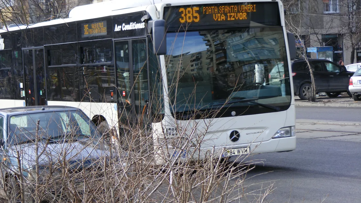 TRASEU DEVIAT pentru mai multe autobuze ale RATB. Vezi rutele modificate