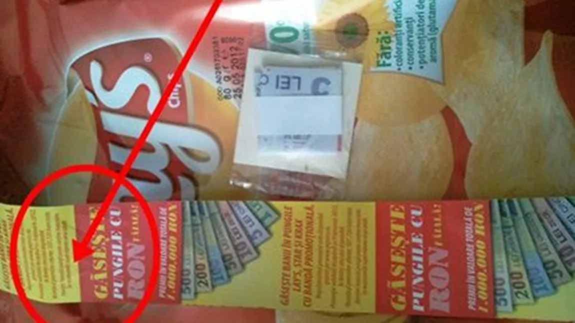 Cum îţi dai seama dacă pungile cu CHIPS conţin bani