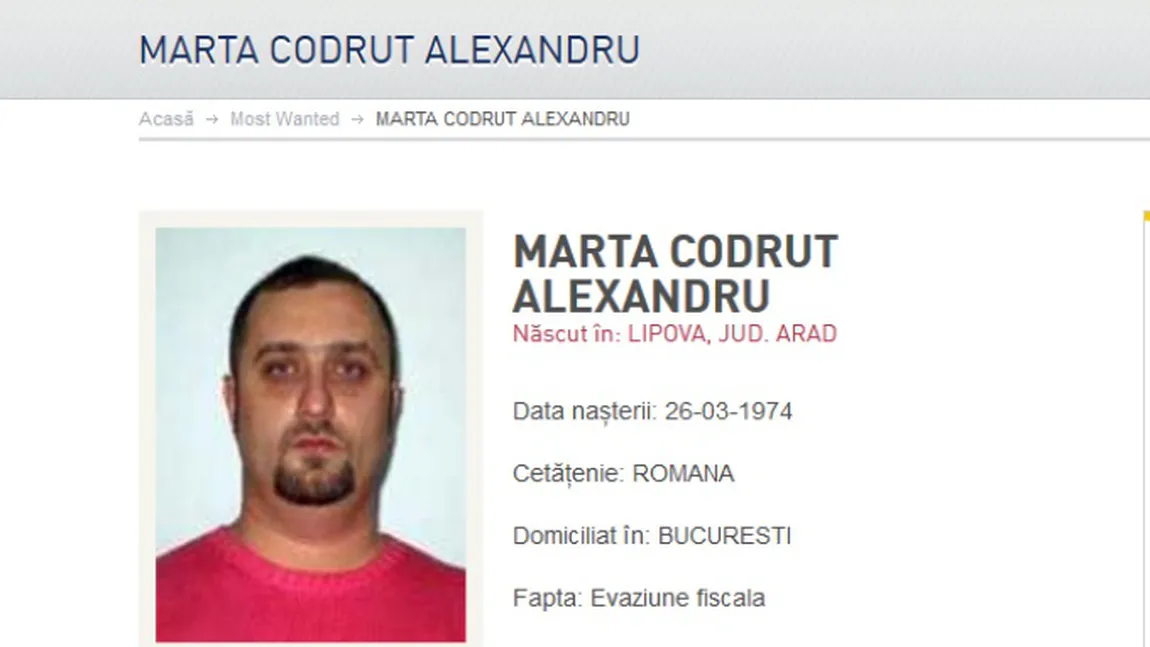 Codruţ Marta nu este mort. Când vor demara ancheta procurorii