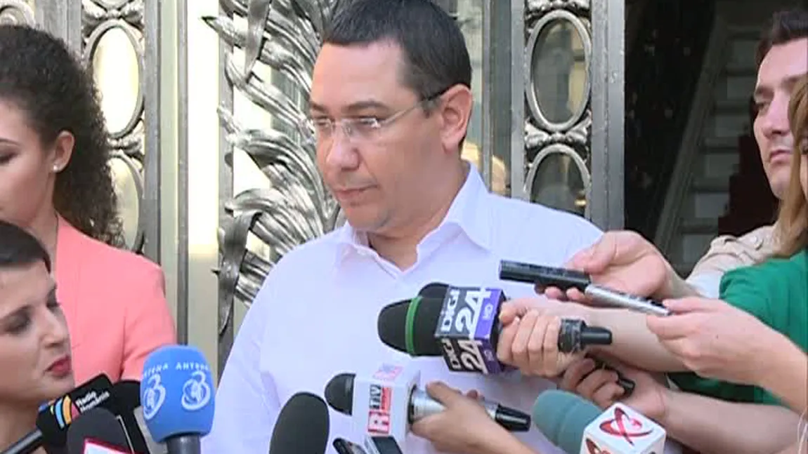 Victor Ponta: Vom avea o şedinţă a CSAT. Instituţiile statului trebuie să aibă o opinie foarte clară